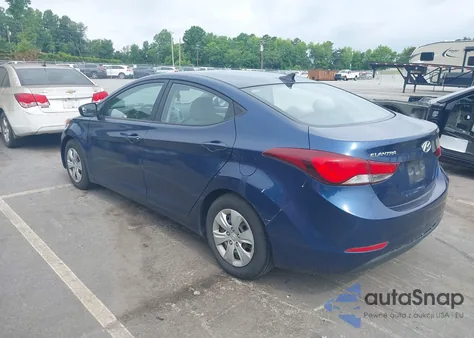 2016 Hyundai Elantra Se из США, поврежденный, VIN 5NPDH4AE6GH663582